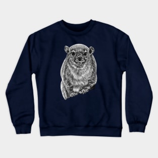 Baby rock hyrax Crewneck Sweatshirt